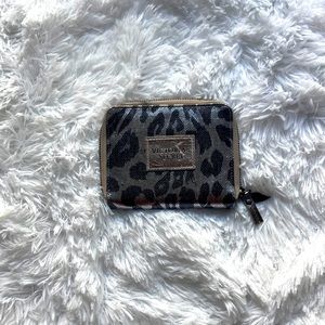 Metallic Leopard Print Wallet